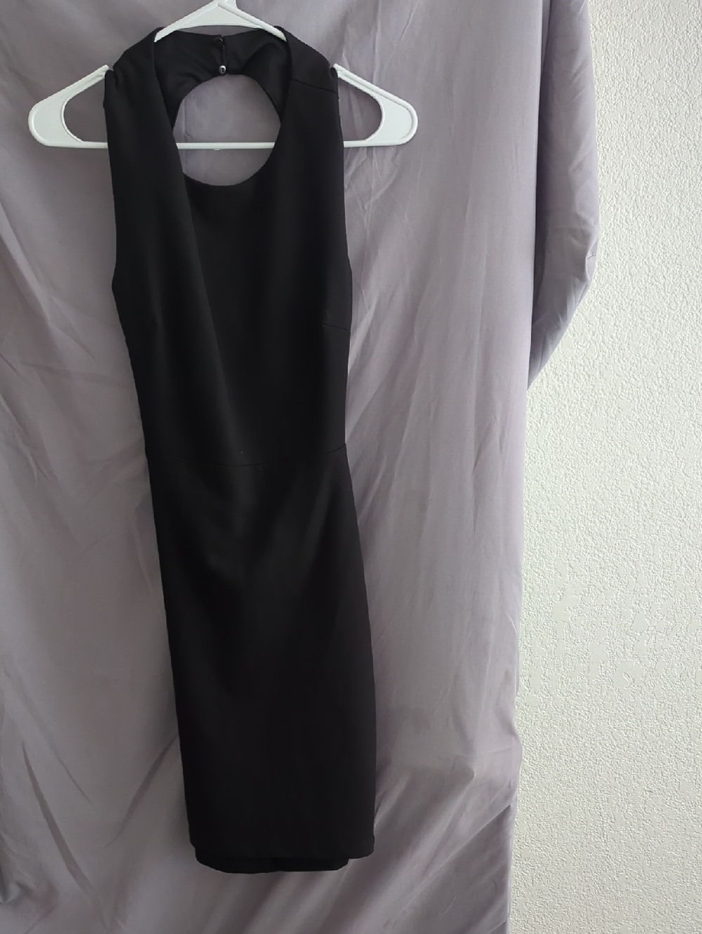 Lulu's Black Backless Sheath Dress